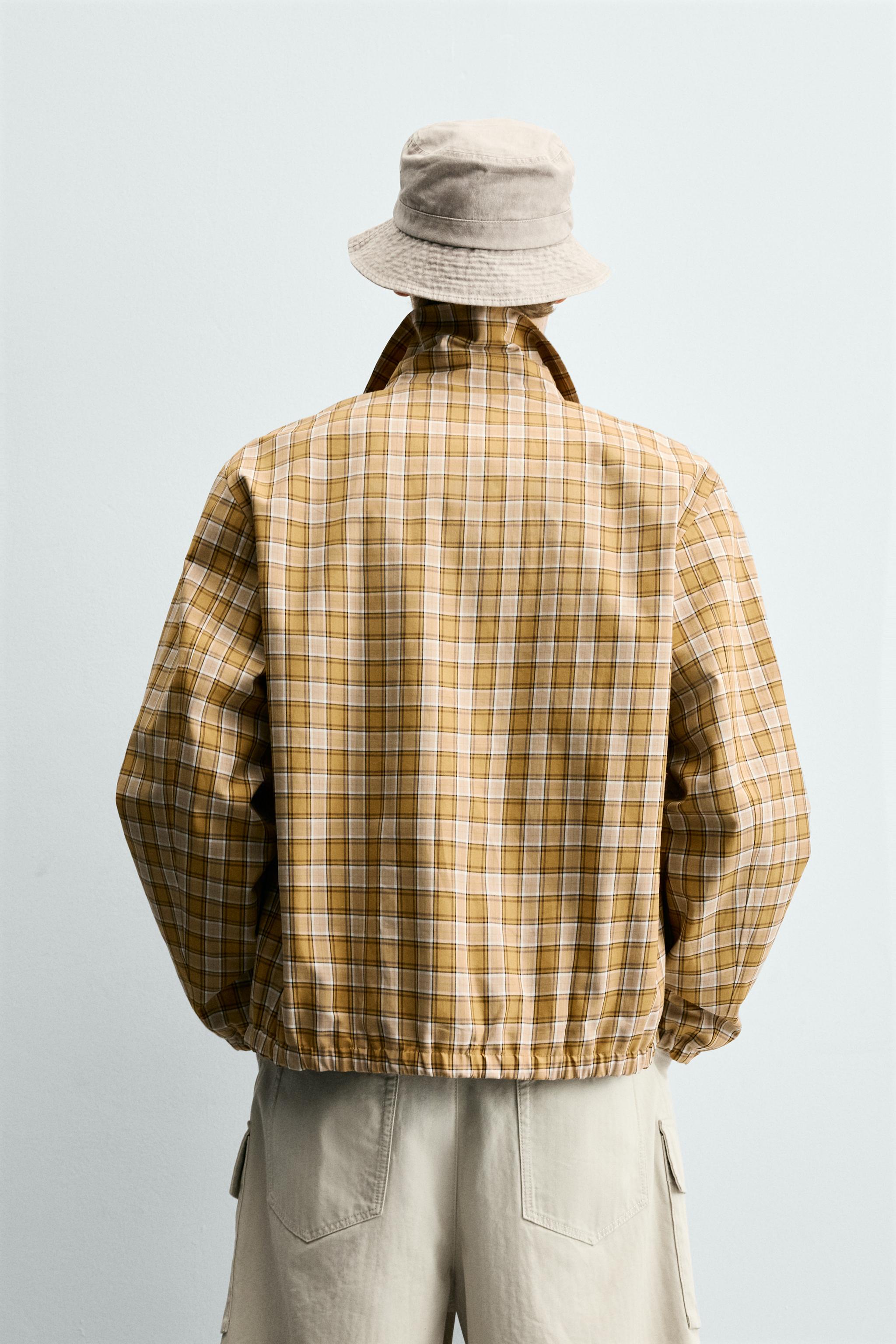 PLAID REGULAR FIT JACKET